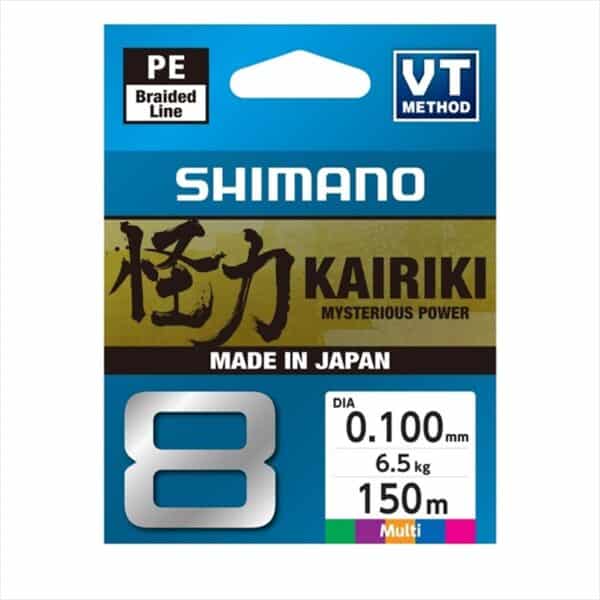 KAIRIKI BRAID 8 MULTI COLOR 150M 0,060mm - CKShimano