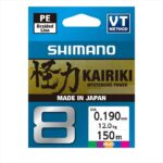 KAIRIKI BRAID 8 MULTI COLOR 150M  0,190mm